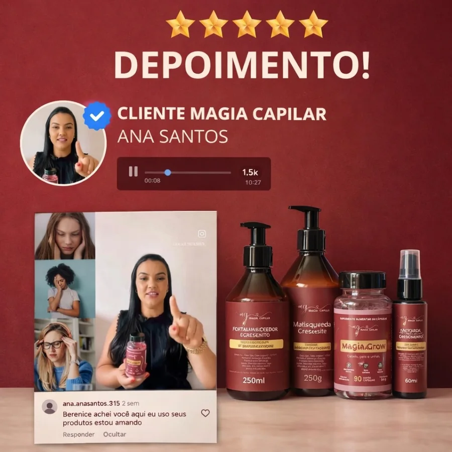 Depoimento da cliente Ana Santos